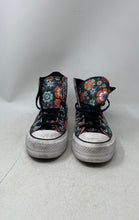 Load image into Gallery viewer, Converse Womens CT All Star High Black Multicolor Floral Sneaker Shoes Size 7