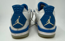 Load image into Gallery viewer, Authentic Nike Mens Air Jordan 4 White Blue Golf Shoes Size 6.5 Worn Dirty