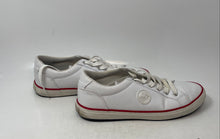 Load image into Gallery viewer, Tommy Hilfiger Mens Phylis White Red Lace-Up Low Top Sneaker Shoes Size 11