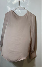 Load image into Gallery viewer, Express Womens Pink Long Sleeve Round Neck Pullover Blouse Top Size Small
