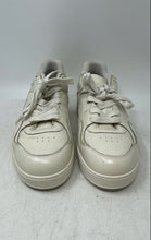 Load image into Gallery viewer, Zara Mens White Leather Lace-Up Low Top Round Toe Sneaker Shoes Size 41