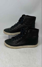 Load image into Gallery viewer, UGG Womens Black Leather Lace-Up Mid Top Closed Toe Sneaker Shoes Size 9