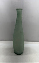 Load image into Gallery viewer, San Miguel Green Glass Wavy Collectible Home Decor Flower Vase