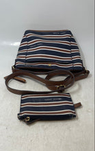 Load image into Gallery viewer, Tommy Hilfiger Womens Brown Dark Blue Crossbody Handbag With Wallet