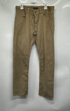 Load image into Gallery viewer, Banana Republic Mens Brown Cotton Ribbed Pockets Straight Leg Jeans Size 33x32