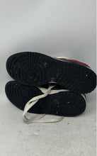 Load image into Gallery viewer, Nike Boys Dunk Low Black Gray And Red Leather Lace-Up Sneaker Shoes Size 5.5