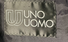 Load image into Gallery viewer, Uno Uomo Mens Gray Long Sleeve Pockets Two-Button Blazer Size 40