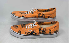 Load image into Gallery viewer, Vans Mens Era 721356 Orange White Black Low Top Lace-Up Sneaker Shoes Size 12