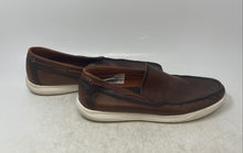 Load image into Gallery viewer, German Patino Mens Brown Leather Low Top Slip-On Loafer Shoes Size EUR 41