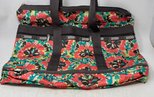 Load image into Gallery viewer, LeSportsac Womens Multicolor Floral Double Handle Weekender Tote Purse