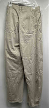 Load image into Gallery viewer, Zara Womens Beige Cotton Pockets Flat Front Straight-Leg Chino Pants Size 4