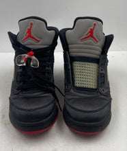 Load image into Gallery viewer, Authentic Nike Kids Air Jordan 5 Retro 440888-006 Black Red Sneakers Shoes Sz 7Y