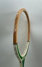 Load image into Gallery viewer, MacGregor Dimension 1 Wood Classic Tennis Racket With Leather Wrap Grip