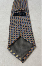 Load image into Gallery viewer, Bergamo New York Mens Multicolor Geometric Diamond Keeper Loop Pointed Tie