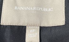 Load image into Gallery viewer, Banana Republic Womens Black White Printed One-Button Blazer 8P With Tags