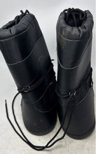 Load image into Gallery viewer, Fashion Nova Womens Black Round Toe Mid Calf Lace-Up Snow Boots Size 9