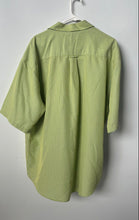Load image into Gallery viewer, Bugatchi Mens Green Short Sleeve Collared Button-Up Shirt Size XXL