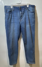 Load image into Gallery viewer, Express Mens Blue Denim Medium Wash Pockets Stretch Skinny Leg Jeans Size 36X30