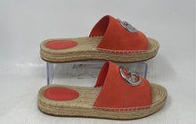 Load image into Gallery viewer, Coach Womens Camille Coral Open Toe Espadrille Slide Sandals Size 6.5B