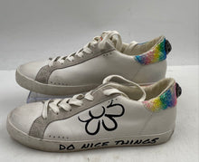 Load image into Gallery viewer, Authentic Kurt Geiger Womens White Multicolor Sneaker Shoes Size EUR 38 Damaged