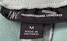 Load image into Gallery viewer, INC International Concepts Womens Green Mid-Rise Pockets Mini Skirt Size Medium