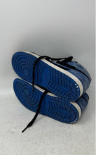 Load image into Gallery viewer, Nike Unisex Kids Air Jordan 1 FD1412-042 Black Blue White Sneakers Shoes Size 3Y