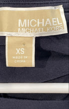 Load image into Gallery viewer, Michael Kors Womens Black 3/4 Sleeve Round Neck Regular Fit Blouse Top Size XS