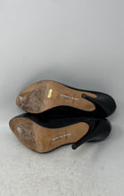 Load image into Gallery viewer, Dolce Vita Womens Black Leather Slip-On Stiletto Pump Heels Size 10