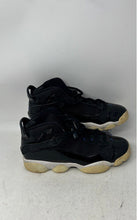 Load image into Gallery viewer, Nike Boys Air Jordan 6 Rings 323419-016 Black Space Jam Sneakers Shoes Size 6Y