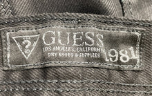 Load image into Gallery viewer, Guess Mens Black Slim Fit 5 Pocket Design Stretch Straight Jeans Pants Size 36