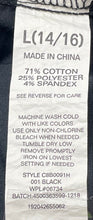 Load image into Gallery viewer, Chaps Boys Black Long Sleeve Stretch Collared Dress Shirt Size L 14-16