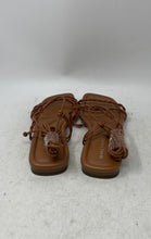 Load image into Gallery viewer, Marc Fisher Womens Lakita Brown Open Toe Flat Heel Strappy Sandals Size 7M