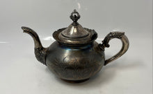 Load image into Gallery viewer, Vintage Silver Plate Baroque Tea Pot Engraved Old Estate Pitcher Collectible