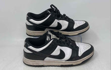 Load image into Gallery viewer, Nike Womens Dunk Low White Black Leather Lace-Up Sneaker Shoes Size 9.5
