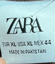 Load image into Gallery viewer, Zara Womens Brown Crew-Neck Long Sleeve Pullover Sweatshirt Size X-Large