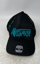 Load image into Gallery viewer, Otto Mens Black Blue Adjustable Trucker Snapback Hat One Size