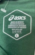 Load image into Gallery viewer, Asics Mens Green Short Sleeve Crew Neck Pullover T-Shirt Size Large