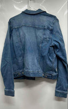 Load image into Gallery viewer, Lucky Brand Womens Blue Denim Long Sleeve Button Front Trucker Jacket Size XL