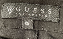Load image into Gallery viewer, Guess Womens Black Pleated Front Regular Fit Skinny Leg Trouser Pants Size XS