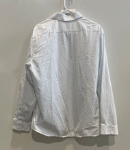 Load image into Gallery viewer, Calvin Klein Mens White Printed Cotton Slim Fit Dress Shirt Size 16.5 32/33