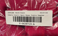 Load image into Gallery viewer, Authentic Roberto Cavalli Sport Womens Fuchsia Pullover Sweatshirt Size M