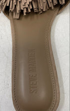 Load image into Gallery viewer, Steve Madden Womens Brown Open-Toe Slip-On Flat Slide Sandals Size 7.5M