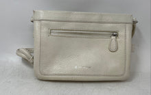 Load image into Gallery viewer, Giani Bernini Womens White Leather Inner Outer Pocket Crossbody Handbag