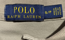 Load image into Gallery viewer, Polo Ralph Lauren Mens Gray Cotton Short Sleeve Collared Polo Shirt Size S