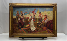 Load image into Gallery viewer, Orientalist Style Work Possibly Titled Dancing In Harem Wall Art Painting