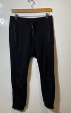 Load image into Gallery viewer, Authentic Armani Exchange Mens Black Pockets Drawstring Jogger Pants Size S
