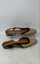 Load image into Gallery viewer, Asos Design Womens Latte Brown Black Leather Slip-On Slingback Sandals Size 9