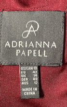 Load image into Gallery viewer, Adrianna Papell Womens Red Sleeveless Scoop Neck Fit & Flare Dress Size 10
