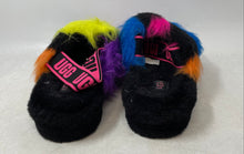 Load image into Gallery viewer, UGG Womens Fluff Yeah 1125006 Multicolor Fur Slip-On Slide Sandals Size 9