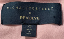 Load image into Gallery viewer, Michael Costello X Revolve Womens Pink Kimberly One-Shoulder Mini Dress Size XS